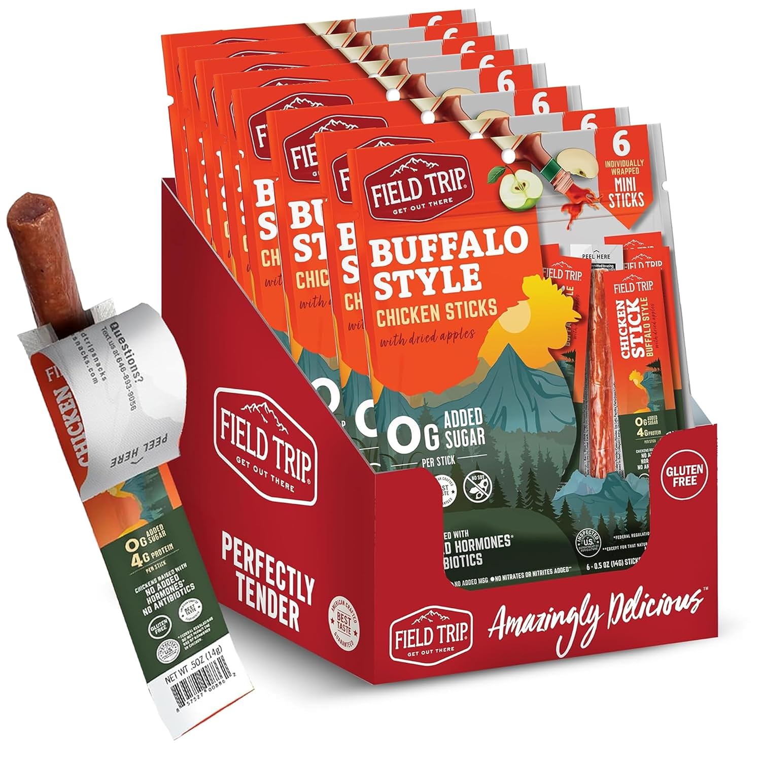 Buffalo Style Chicken Stick Bag (3oz - 0.5oz/8ct)