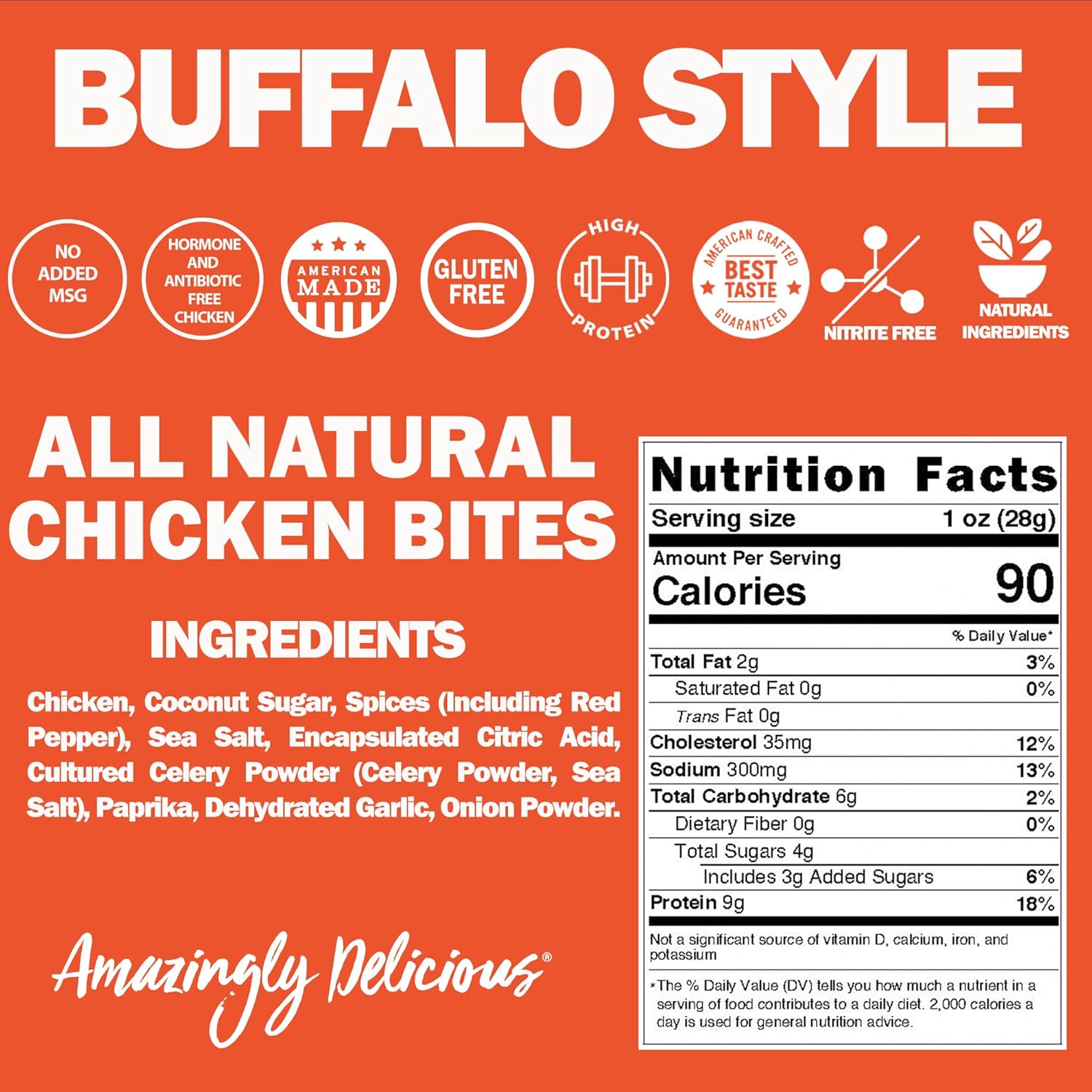 Buffalo Style Chicken & Apple Bites 12oz