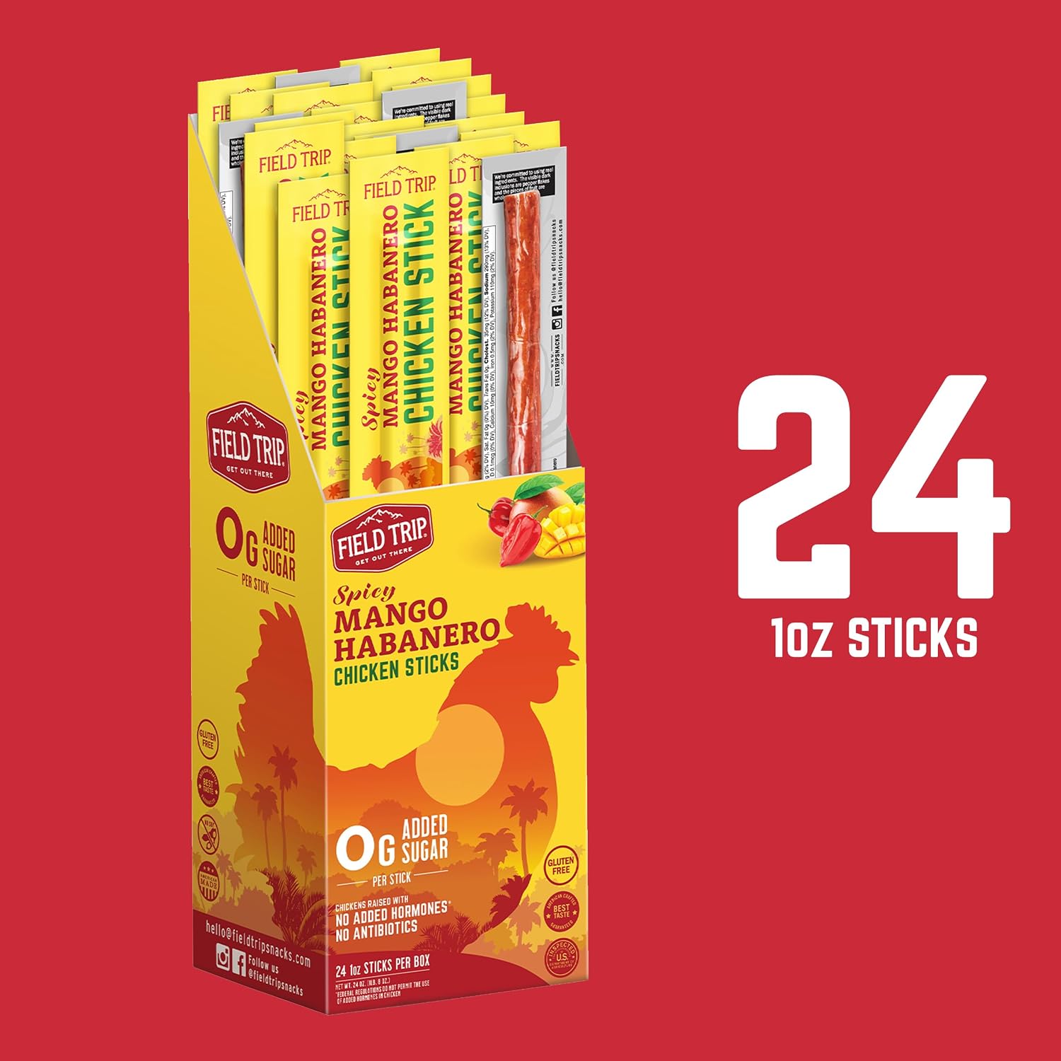 Mango Habanero Chicken Sticks 1oz (24ct)