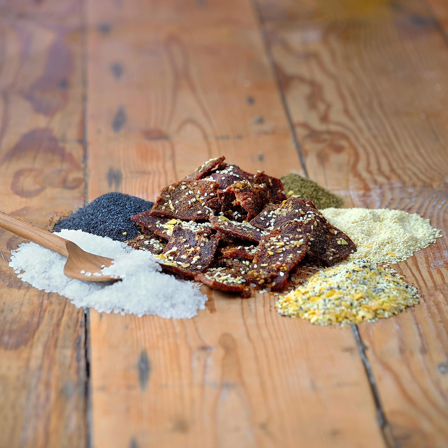 Brooklyn Everything Bagel Seasoned Beef Jerky 12oz