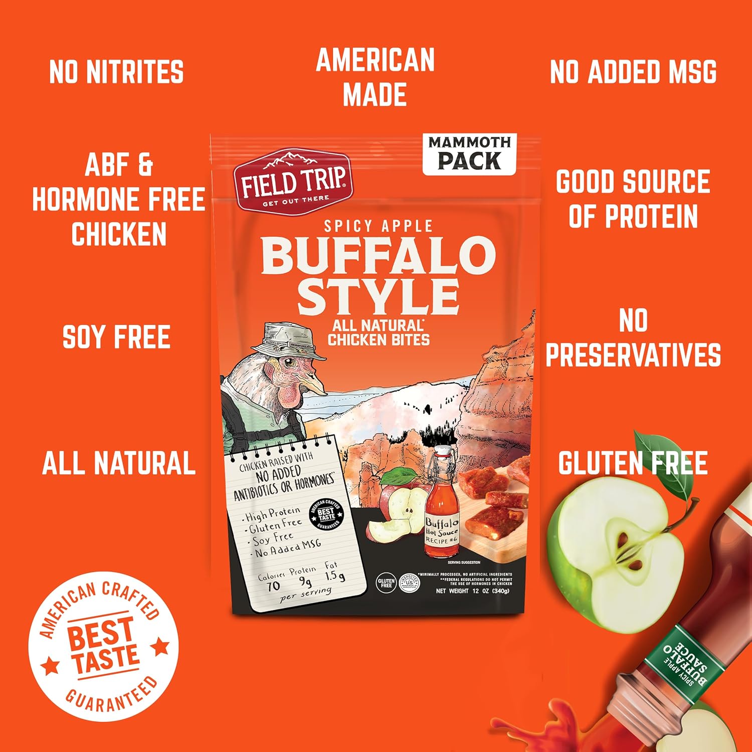 Buffalo Style Chicken & Apple Bites 12oz