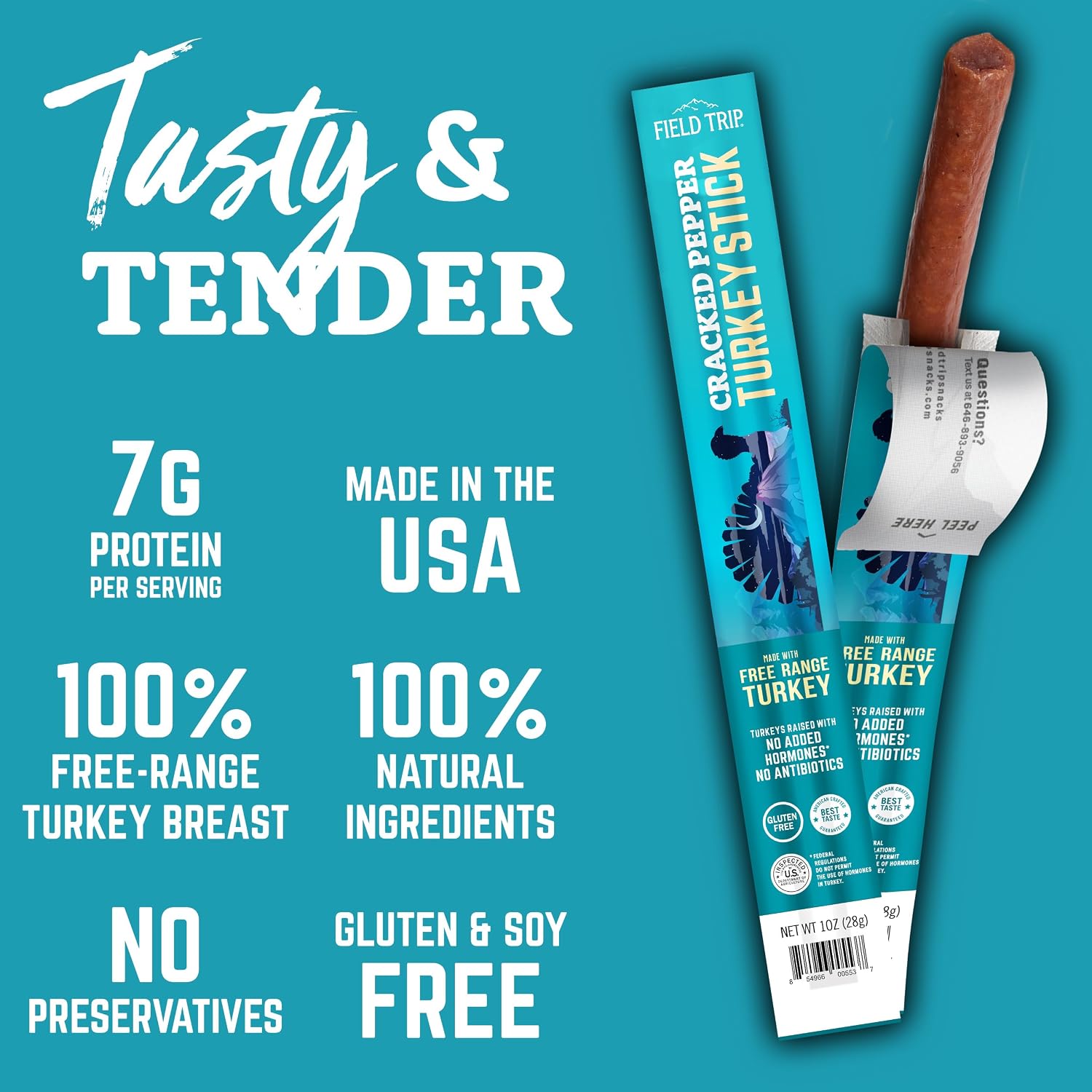Cracked Pepper Turkey Stick 1oz (24ct)