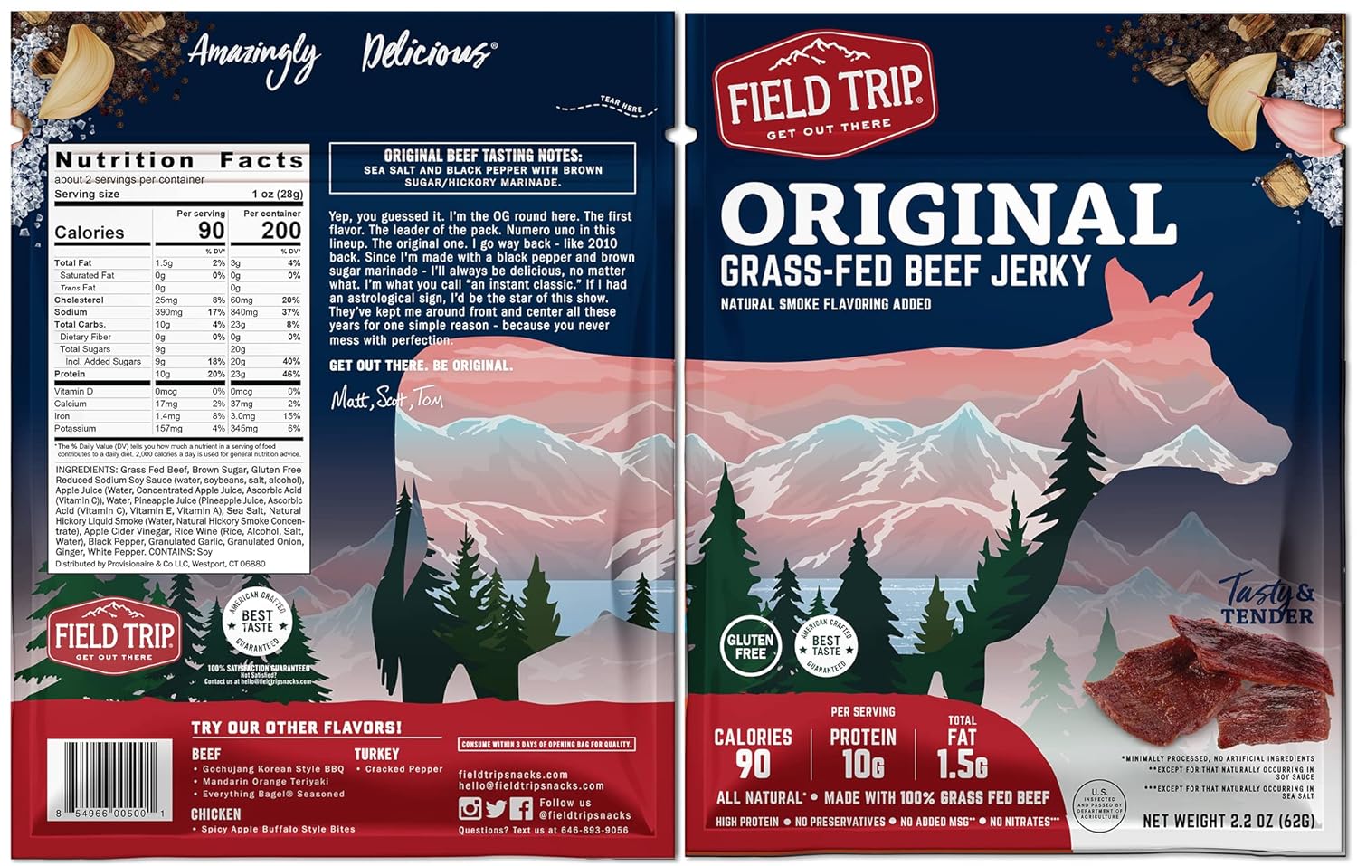 Full Variety Jerky 2.2oz (7ct)