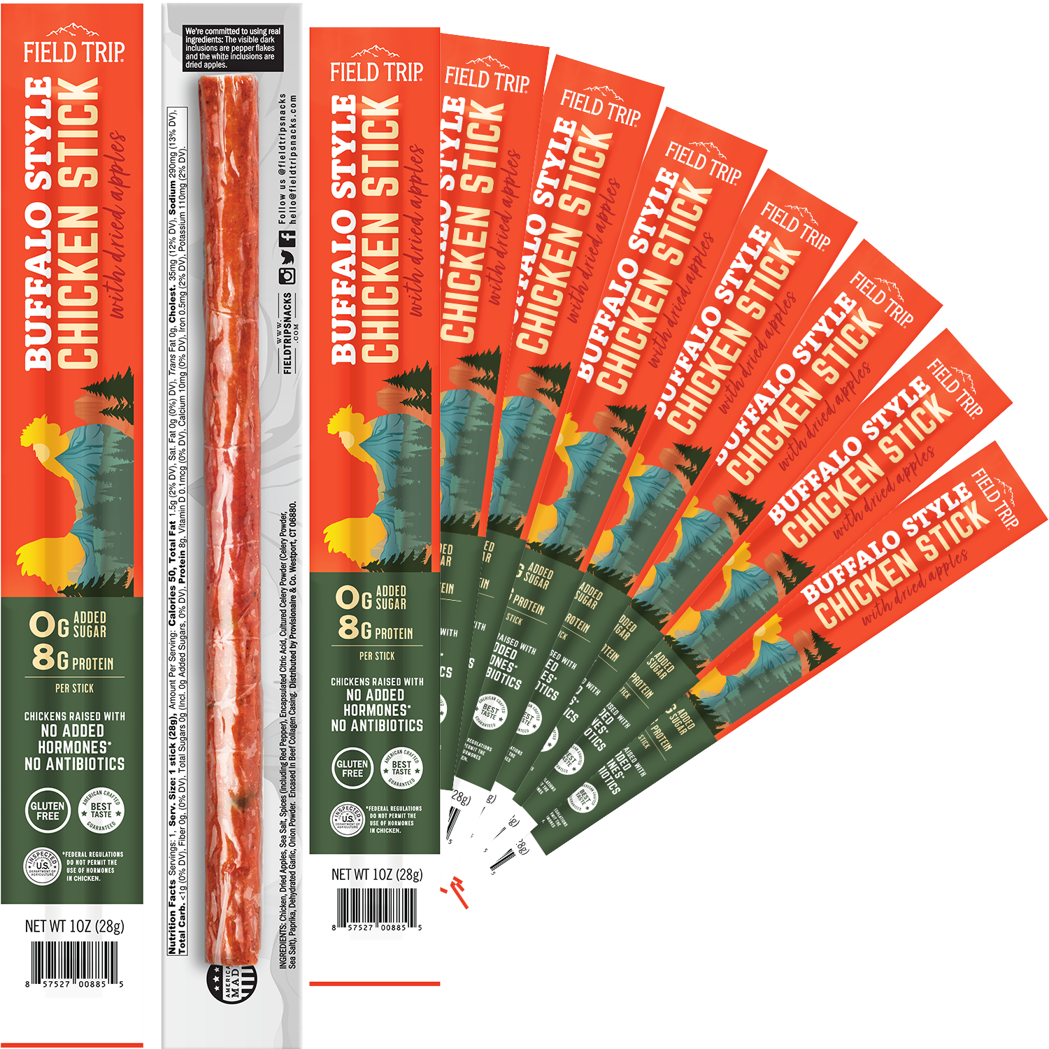 Buffalo Style Chicken Sticks 1oz (10ct)