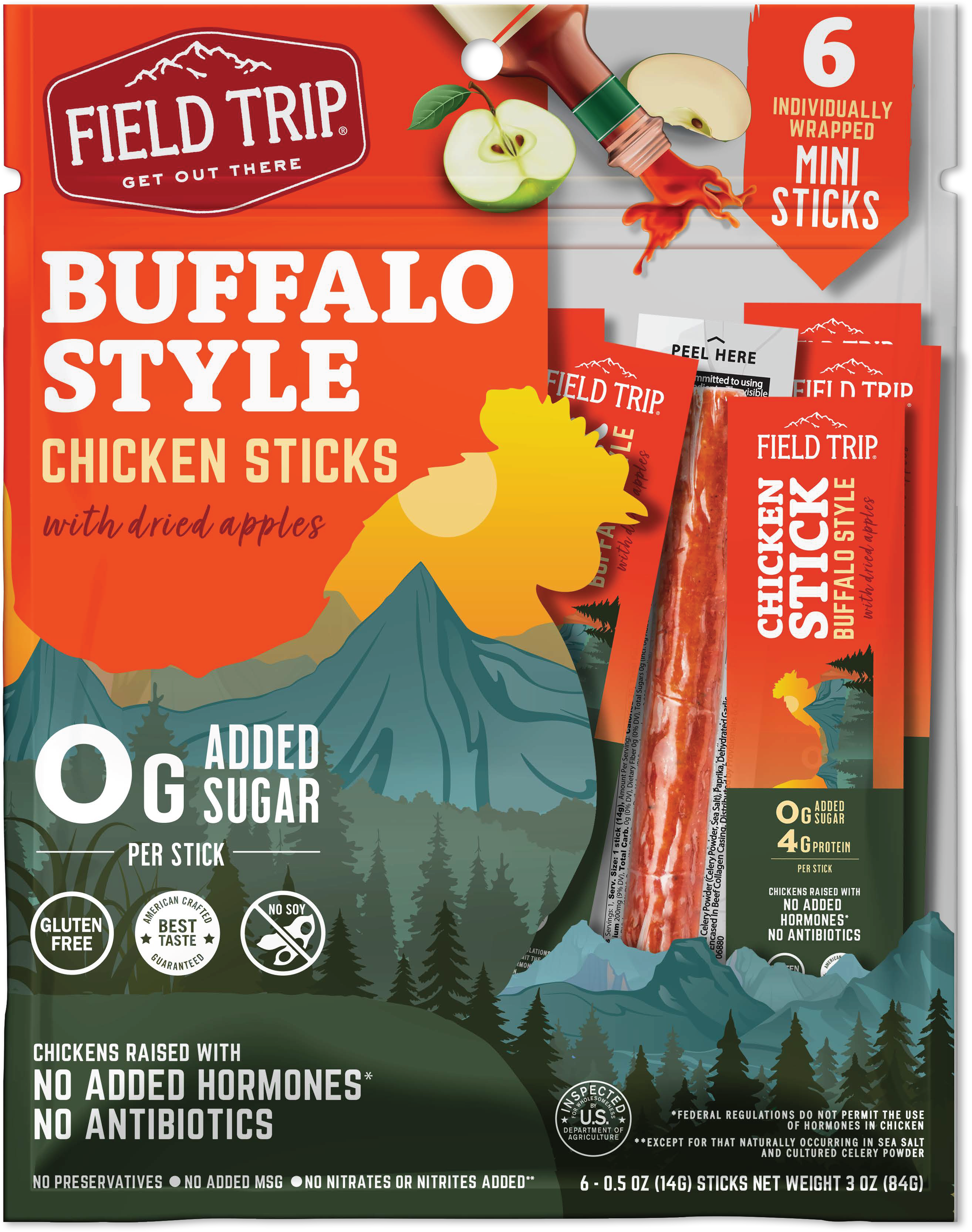 Buffalo Style Chicken Stick Bag (3oz - 0.5oz/3ct)