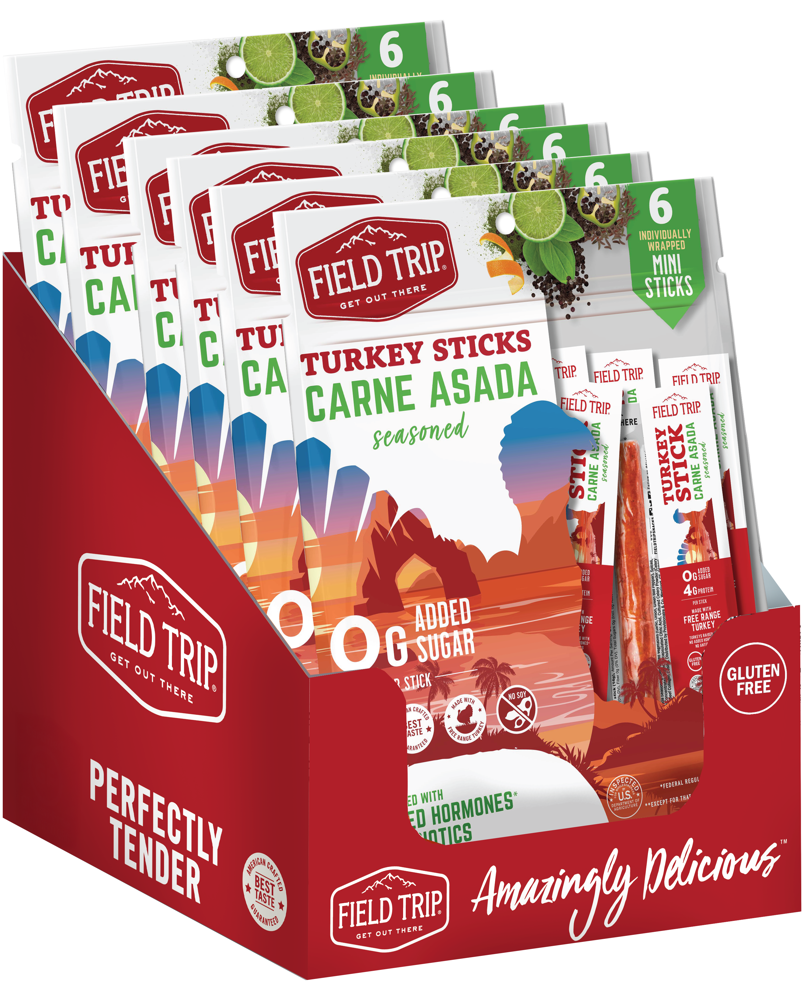 Carne Asada Turkey Multi-Stick Bag (3oz - 0.5oz/8ct)