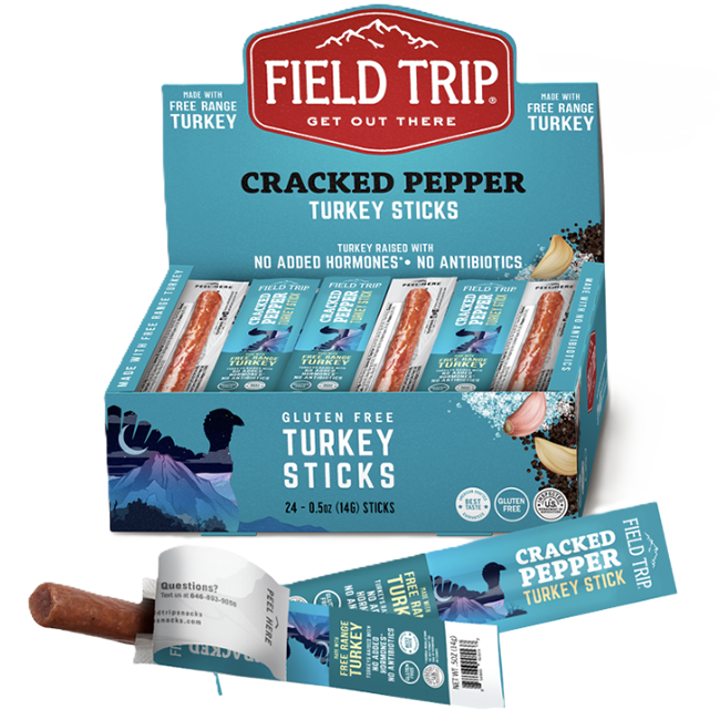 Cracked Pepper Turkey Sticks 0.5oz (24ct)