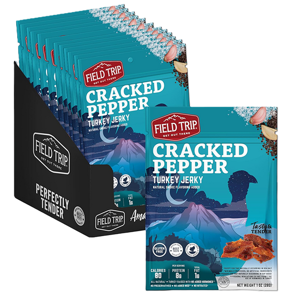 Cracked Pepper Turkey Jerky 1.0oz (12ct)