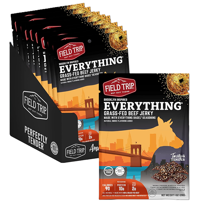 Brooklyn Everything Bagel Beef Jerky 1.0oz (12ct)