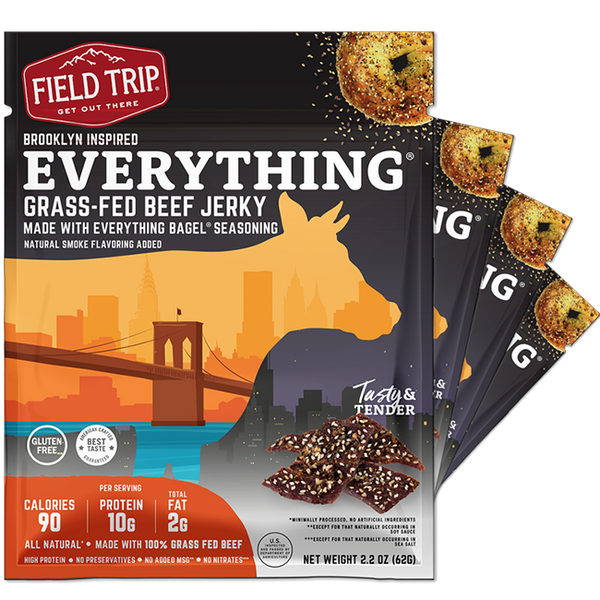 Brooklyn Everything Bagel Beef Jerky 2.2oz (4ct)