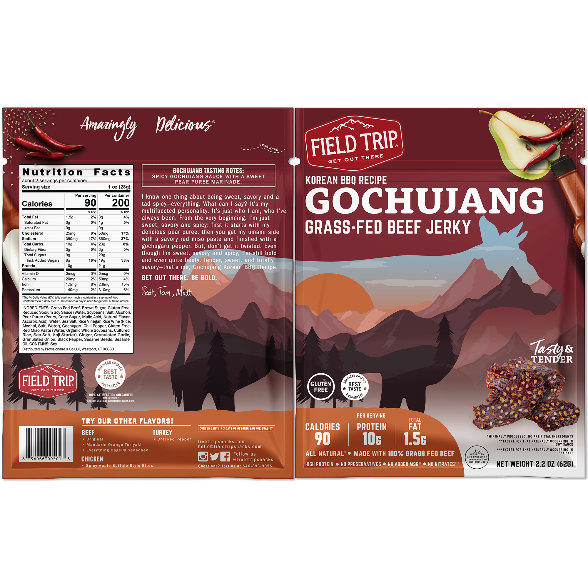 Best-in-Class Variety Jerky 2.2oz (4ct)
