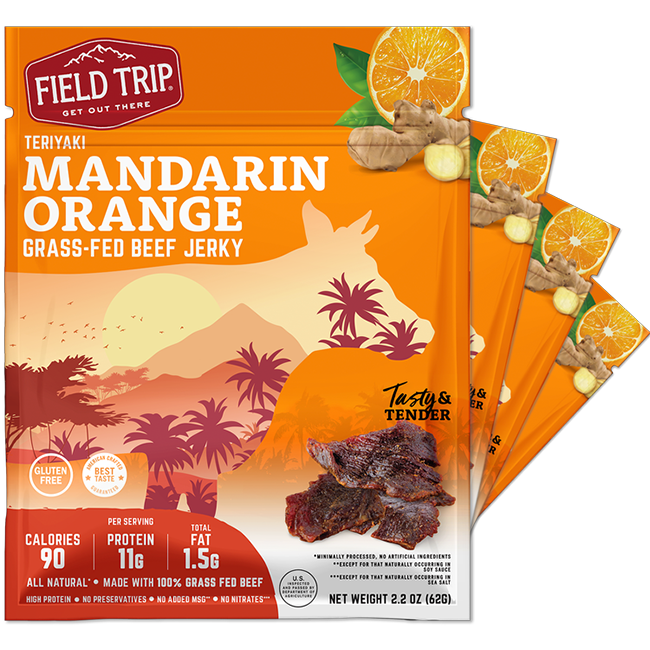 Mandarin Orange Teriyaki Beef Jerky 2.2oz (4ct)