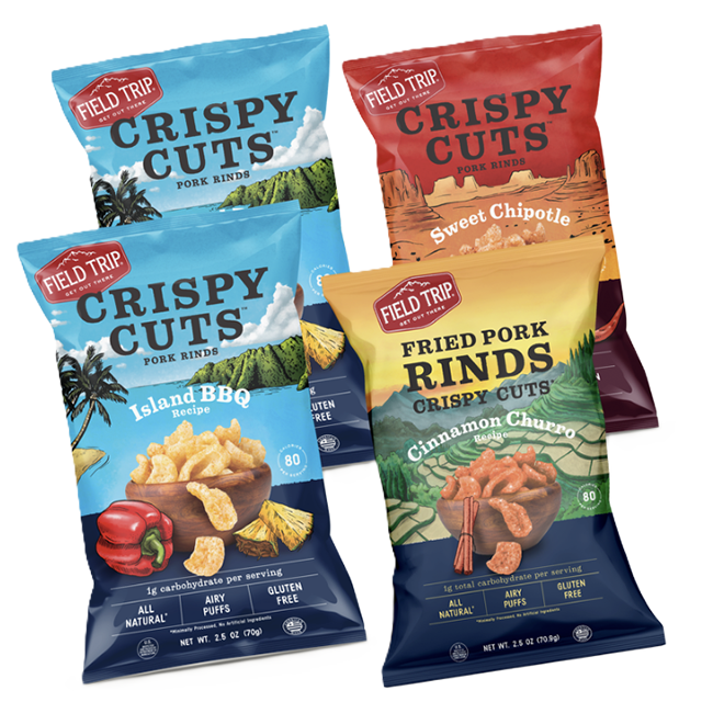 Variety Pork Rinds 2.5oz (4ct)