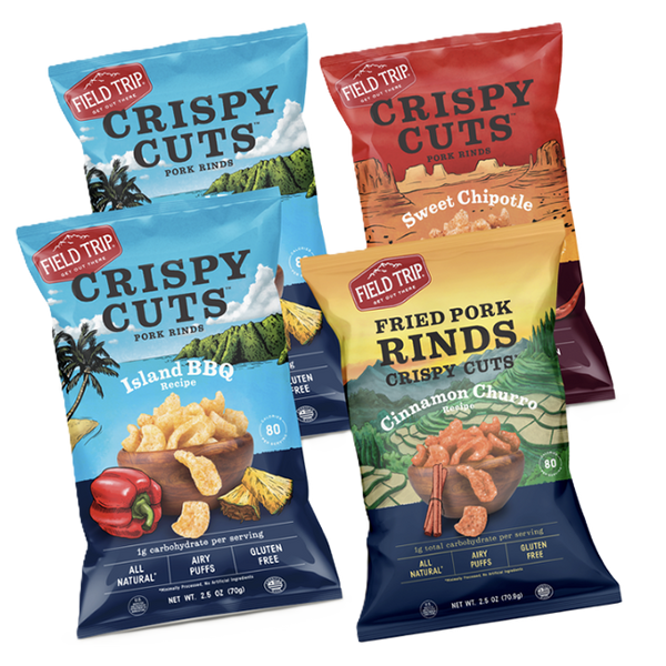 Variety Pork Rinds 2.5oz (4ct)