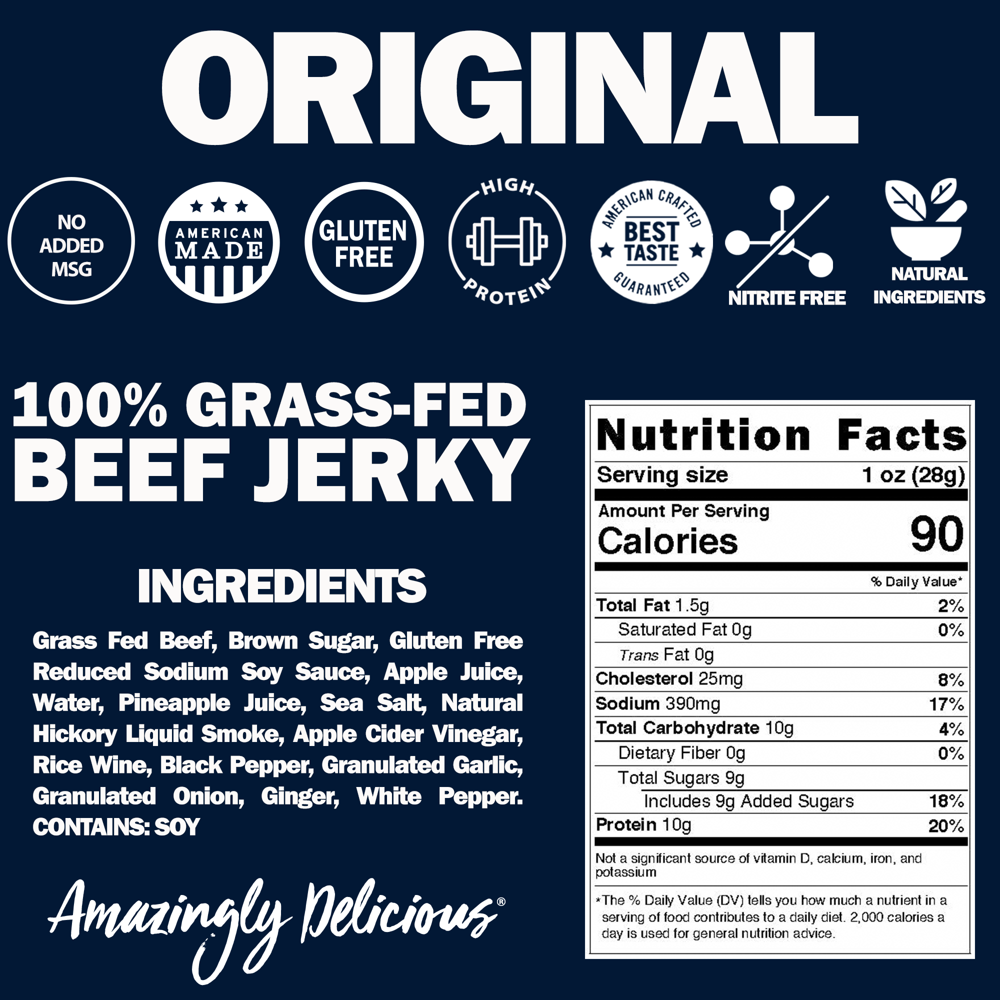 Original Beef Jerky 2.2oz (4ct)