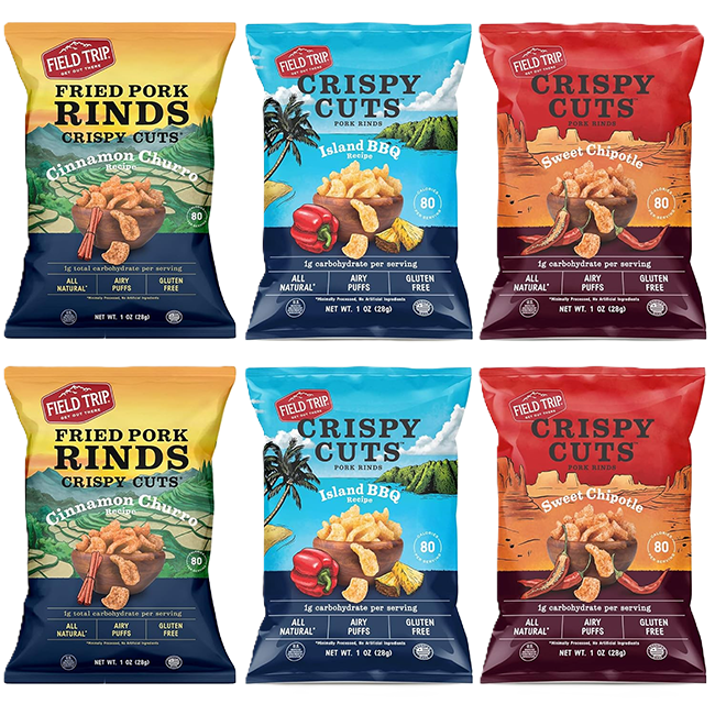 Variety Pork Rinds 1oz (6ct)