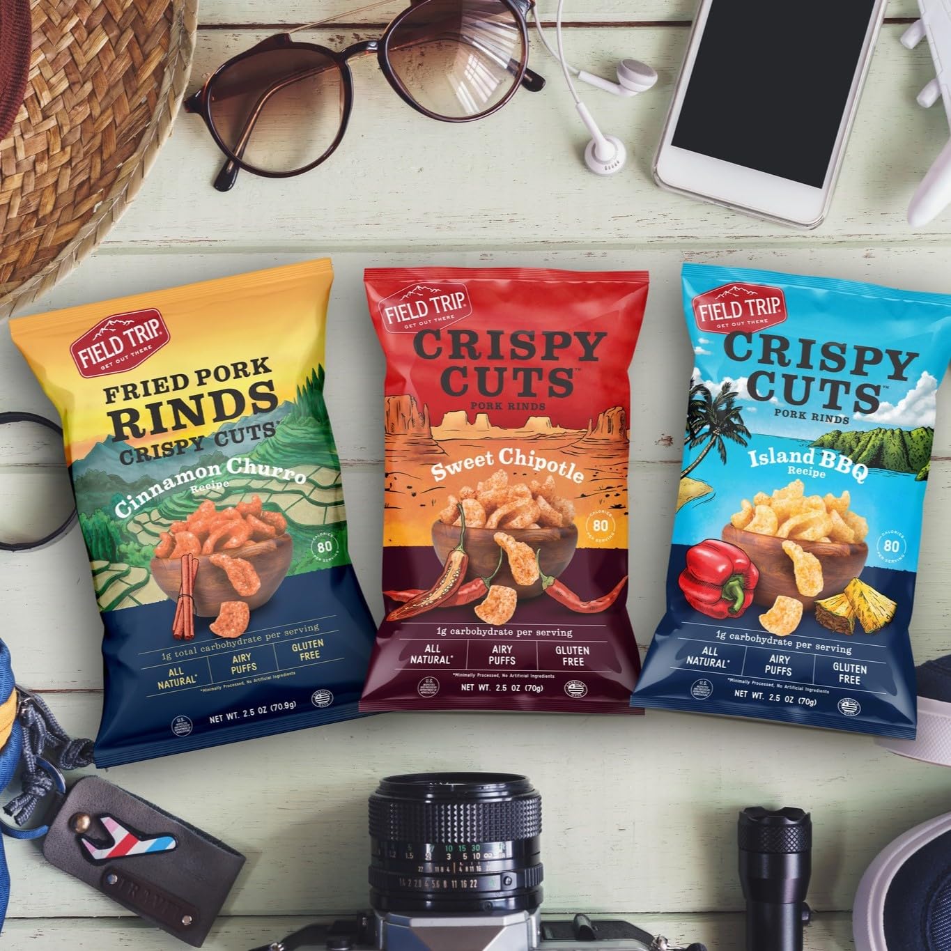 Variety Pork Rinds 1oz (6ct)