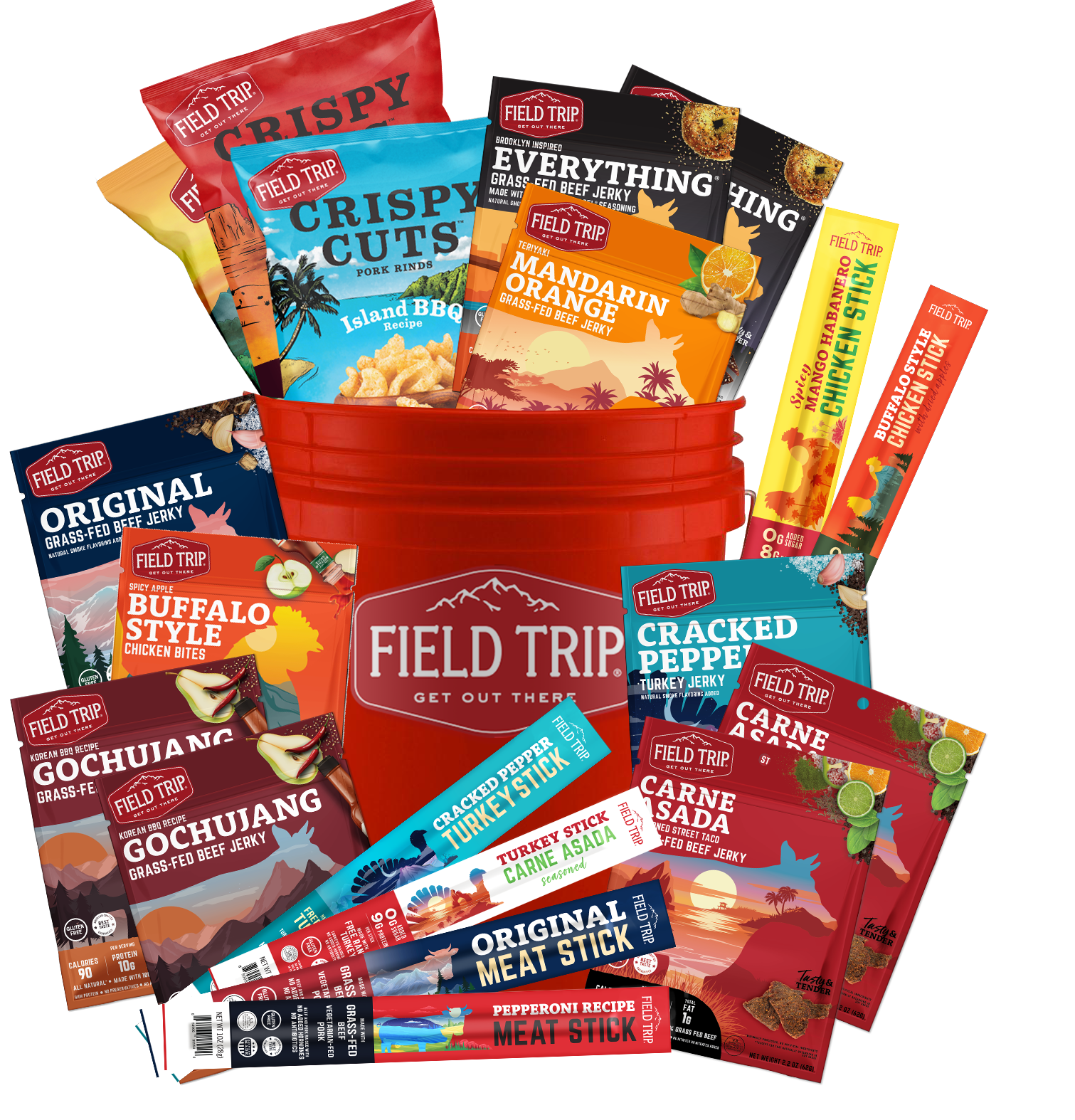 Field Trip Bucket of Meat Snacks
